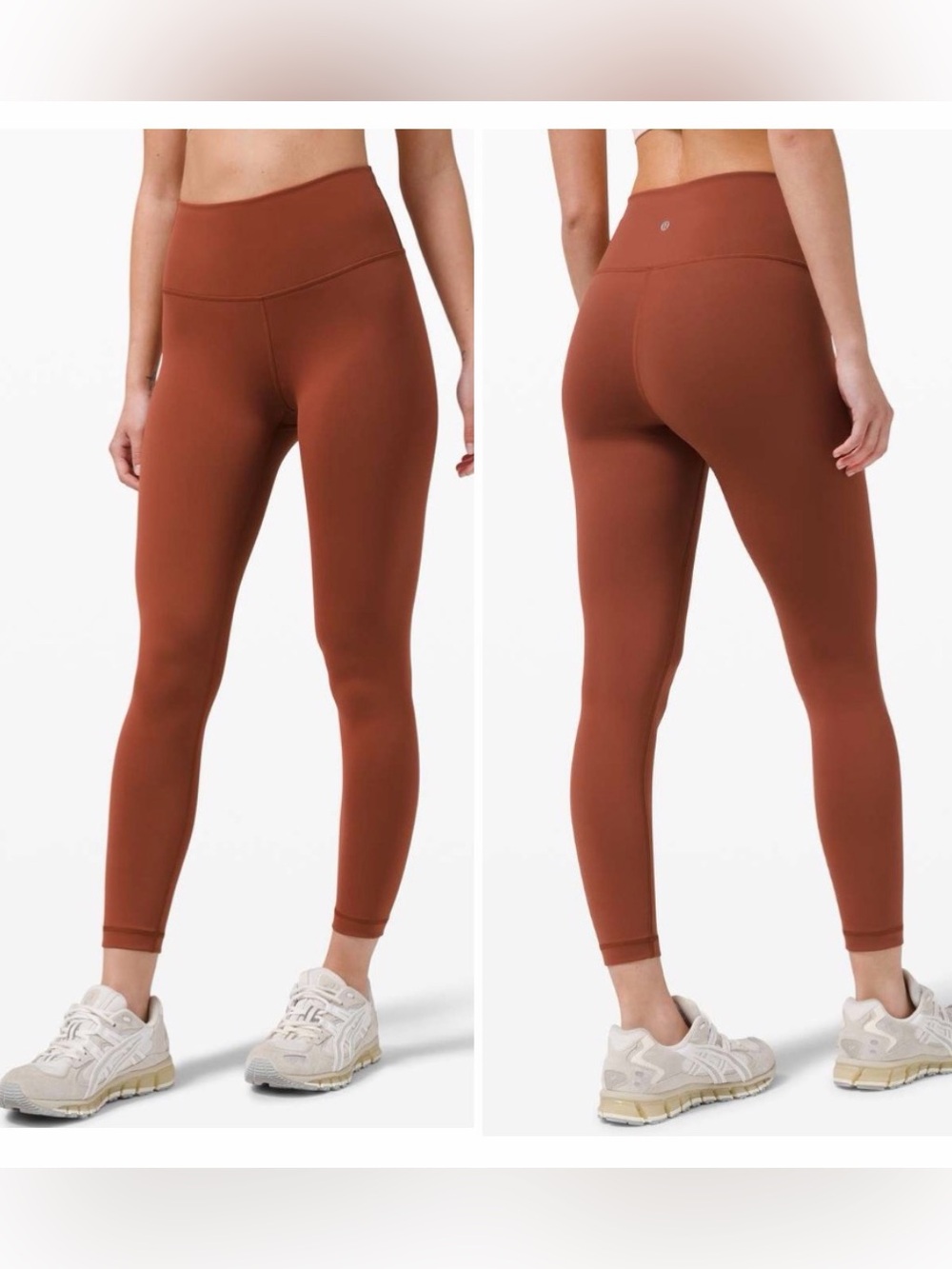 Lululemon Wunder Under Train High-Rise Tight 25” Dark Terracotta